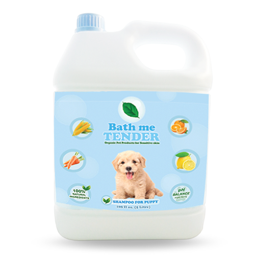 Bath me tender Organic Puppy Shampoo แชมพูลูกสุนัข ออร์แกนิค ธรรมชาติ